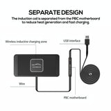 15W Car Wireless Charger With Anti-Skid Mats And 1M Usb Cable - Black-1915196927272685570