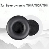 2-Pack Earphone Covers For Beyerdynamic T51 Series - Black-1915196963637301249