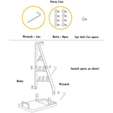 Universal Non-Punch Vacuum Cleaner Floor Storage Bracket For Dyson - Black-1915198327071313926