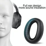 2-Pack Leather Earpads For Sony Wh-1000Xm4 - Black With Buckle-1915198123827924994