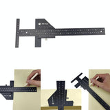 Multifunctional Aluminum Alloy Marking Ruler - T Type-1915196875024240647
