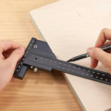 Multifunctional Aluminum Alloy Marking Ruler - T Type-1915196875024240643