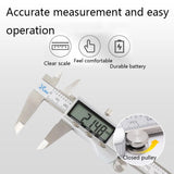 Digital Stainless Steel Vernier Caliper - Lcd Display-1915198143943806979