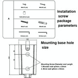 Quick Release Wall Mount For Computer Monitor - Silver Gray-1915196816907964422