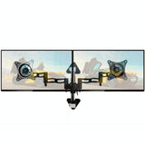 Wall-Mounted Dual Screen Computer Bracket For Splicing-1915197052275527686
