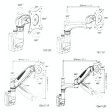 Adjustable Monitor Bracket For Easy Rotation And Sliding-1915198290052386818