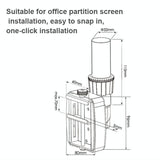 Adjustable Monitor Bracket For Easy Rotation And Sliding-1915198290052386821
