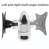 Universal Swivel Wall Mount For Computer Monitors - White-1915196881017901059