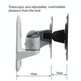 Universal Swivel Wall Mount For Computer Monitors - White-1915196881017901061