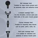 12-Speed Vibrating Mini Muscle Massager / Massage Gun - Red-1915197825751322629