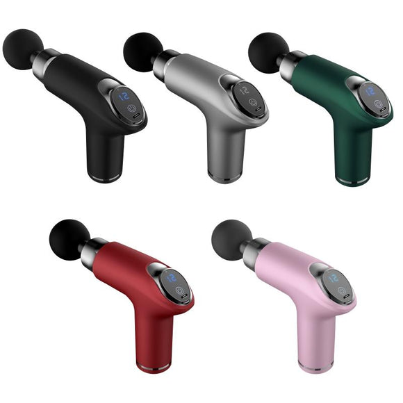 12-Speed Mini Muscle Massager - Pink-1915197640509886465