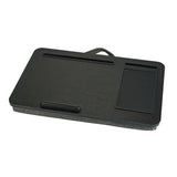Black Wood Multifunctional Lazy Desk - Compact Design-1915196693373128705