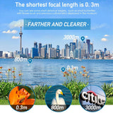 Closest Focus Monocular For Smartphones - 6X Optics Lens - 0.3M - Black-1915196922067554307