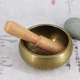 8.5Cm Copper Buddha Sound Bowl Set With Mat Stick & Bag-1915196644673064962