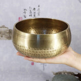 8.5Cm Copper Buddha Sound Bowl Set With Mat Stick & Bag-1915196644673064965