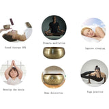8.5Cm Copper Buddha Sound Bowl Set With Mat Stick & Bag-1915196644673064966