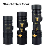 High Definition Monocular Telescope - 10-300X40 Bak4 Prism-1915198293391052801