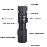 High Definition Monocular Telescope - 10-300X40 Bak4 Prism-1915198293391052804
