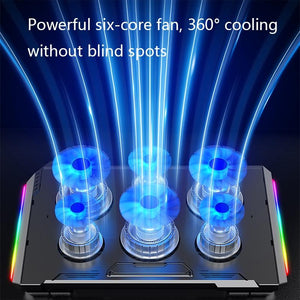 Light-Up Laptop Cooler - Rgb Effect-1922443422870933505