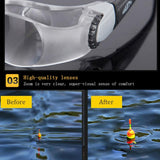 Adjustable Focus Telescope For Fishing - Myopia & Gray Clip-1915197443931246596