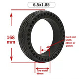 Electric Scooter Tire - 6.5X1.85 Solid Honeycomb Design-1915198288009760769