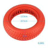 Red 8.5 Semi-Solid Honeycomb Tire For Xiaomi M365 Scooter-1915196861824765954