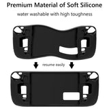 Anti-Slip Silicone Case For Steam Deck - Black-1915196875330424837