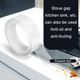 3-Piece Window Frame Gap Tape - 5Cm X 3M - Plastic Steel-1915197647250132996