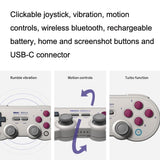 Light Gray Wireless Gamepad For Nintendo Switch-1915197131724034050
