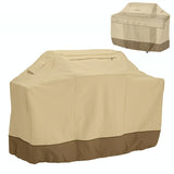 Waterproof Bbq Cover With Sundry Bag - Oxford Cloth 178X61X122Cm Beige-1915196661475446789