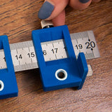 Woodworking Punch Locator For Cabinet Doors - Black Handle Set-1915197443054637058