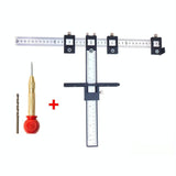 Woodworking Punch Locator For Cabinet Doors - Black Handle Set-1915197443054637063