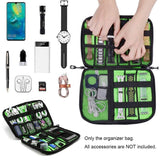 Portable Multifunctional U Disk Storage Bag For Mobile Phone Accessories - Orange-1915197435135791108