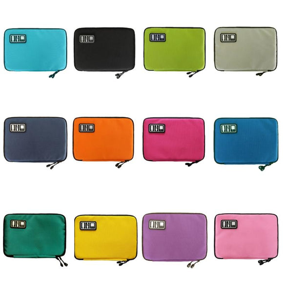 Portable Multifunctional U Disk Storage Bag For Mobile Phone Accessories - Peacock Green-1915197026597998593