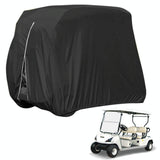 Waterproof Golf Cart Scooter Cover - 285X122X168Cm - Black-1915196650406678535