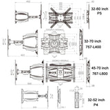 45-70 Inch Telescopic Swivel Tv Wall Mount Bracket-1915198145994821634