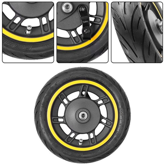 Front Wheel For Ninebot Max G30 - 10 Inch Tubeless Yellow-1922443387970129921