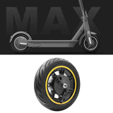 Front Wheel For Ninebot Max G30 - 10 Inch Tubeless Yellow-1922443387970129924