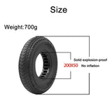 Xiaomi Scooter 8 Hollow Solid Rubber Tire - 8 Size-1915198154186297346
