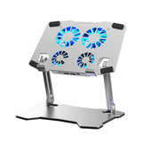 Aluminum Laptop Cooling Stand With 4 Fans-1915198421363462152