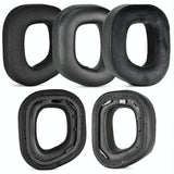 Pair Of Plush Earmuffs For Corsair Hs80 Rgb Headphones - Leather & Velvet-1915198089271054337