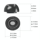 2-Pack Memory Foam Ear Tips For Tws Airpods Pro - Black Large-1915198291813994498