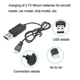 10-Pack Usb Charging Cable For Drone - 3.7V 350Mah Air-To-Air Plug No Protection-1915196866404945923