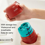 Large Double-Sided Fleece Bath Towel - Quick-Drying Red-1915197164963893250