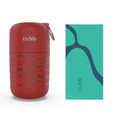 Large Double-Sided Fleece Bath Towel - Quick-Drying Red-1915197164963893254