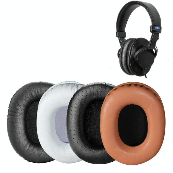 2-Pack Headset Earmuffs For Sony Mdr-7506 / V6 / 900St - Black / White Net-1915197172278759425