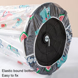 Waterproof Dustproof Fan Cover Set - Little Dinosaur Design-1915197837264687109