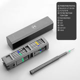 30-In-1 Aluminum Barrel Screw Knife Set For Disassembly And Maintenance-1915198112213897217