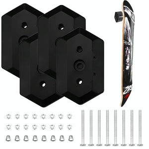 Skateboard Deck Display & Storage Stand - Wall Mount Black-1922443401932967937