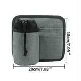 Portable Luggage Bag With Cup Holder - Gray-1915197145401659393